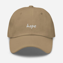 Load image into Gallery viewer, 'hope' Embroidered Dad Hat (Personalisation available) - Peaucafe