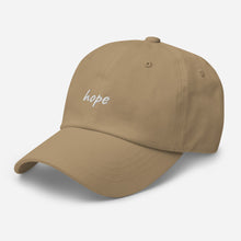 Load image into Gallery viewer, 'hope' Embroidered Dad Hat (Personalisation available) - Peaucafe