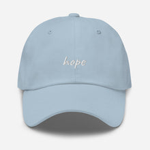 Load image into Gallery viewer, 'hope' Embroidered Dad Hat (Personalisation available) - Peaucafe
