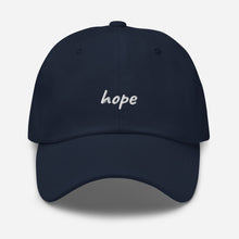 Load image into Gallery viewer, 'hope' Embroidered Dad Hat (Personalisation available) - Peaucafe