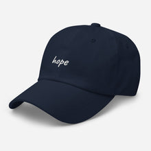 Load image into Gallery viewer, 'hope' Embroidered Dad Hat (Personalisation available) - Peaucafe