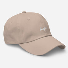 Load image into Gallery viewer, 'hope' Embroidered Dad Hat (Personalisation available) - Peaucafe