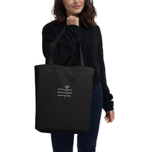 Load image into Gallery viewer, 'Positive' Embroidered Eco Tote Bag - Love, Hayat