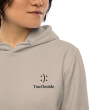 Load image into Gallery viewer, 'You Decide' Embroidered Essential Eco Hoodie - Love, Hayat