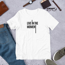 Load image into Gallery viewer, 'Live in the Moment' Short-Sleeve Premium T-Shirt - Peaucafe