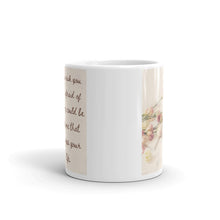 Load image into Gallery viewer, 'Risk' White glossy mug - Peaucafe