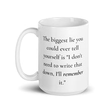 Load image into Gallery viewer, 'Remember' White glossy mug - Peaucafe