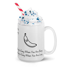 Load image into Gallery viewer, 'Busy, Lazy' - White Glossy Mug - Love, Hayat