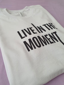'Live in the Moment' Short-Sleeve Premium T-Shirt - Peaucafe