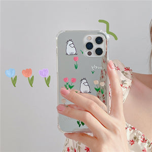 Flowers & Sheep Mirror iPhone Case - Love, Hayat