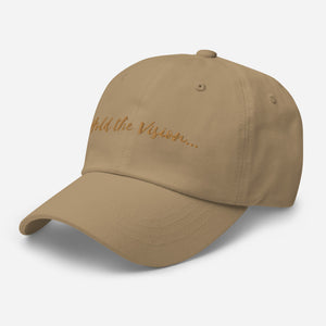 'Hold the Vision' Embroidered Dad Hat - Peaucafe