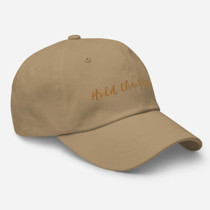 'Hold the Vision' Embroidered Dad Hat - Peaucafe