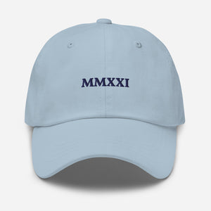 'MMXXI' - 2021 Embroidered Dad Hat - Peaucafe