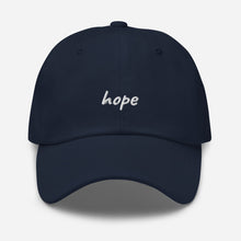 Load image into Gallery viewer, &#39;hope&#39; Embroidered Dad Hat (Personalisation available) - Peaucafe
