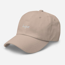 Load image into Gallery viewer, &#39;hope&#39; Embroidered Dad Hat (Personalisation available) - Peaucafe
