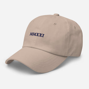 'MMXXI' - 2021 Embroidered Dad Hat - Peaucafe