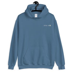 'C'est La Vie' Embroidered Hoodie - Peaucafe