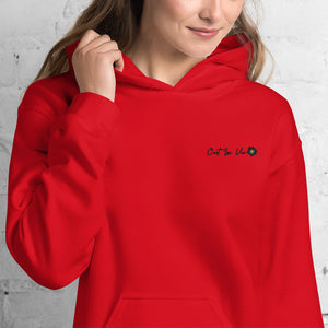 'C'est La Vie' Embroidered Hoodie - Peaucafe