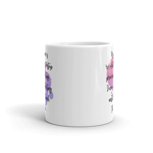 'Procrastination' White glossy mug - Peaucafe