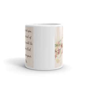 'Risk' White glossy mug - Peaucafe