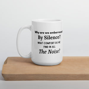 'Noise' - White Glossy Mug - Love, Hayat