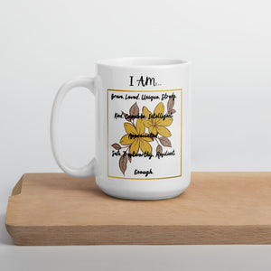 'I AM' - White Glossy Mug - Love, Hayat